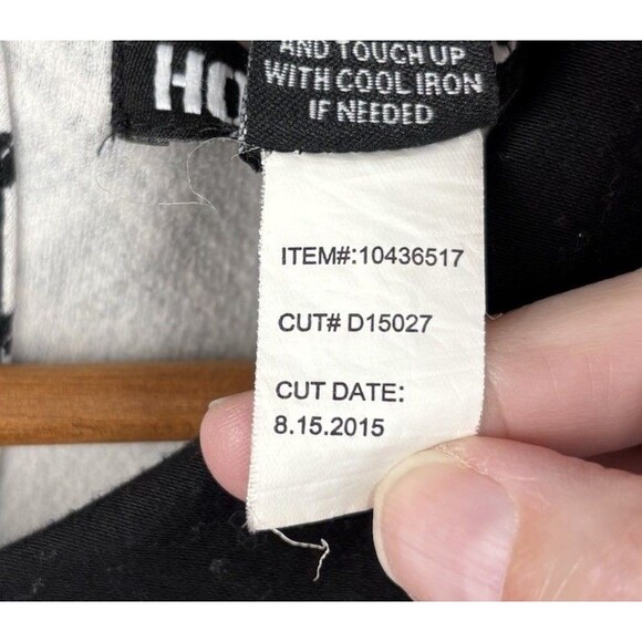 2015 Hot Topic Black & White Plaid Collar Dress Goth Punk Retro Wednesday Medium - Picture 6 of 8